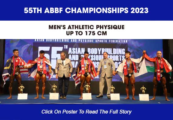 MENS ATHLETIC PHYSIQUE UP TO 175 CM